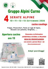 Volantino 4 Serate alpine 2026