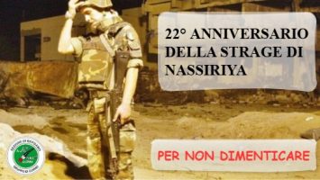 Omaggio ai caduti della strage di Nassiriya nel 22^ anniversario