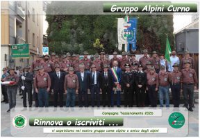 Campagna tesseramento 2026 - Gruppo Alpini Curno