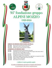 Mozzo - Locandina 95^ Fondazione Gruppo Alpini Mozzo