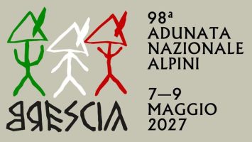 Logo della 98esima Adunata Nazionale Alpini - Brescia 2027