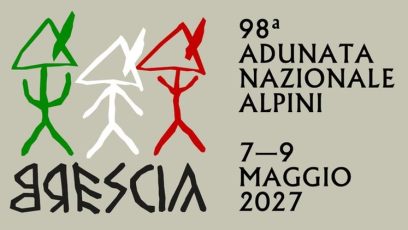 Logo della 98esima Adunata Nazionale Alpini - Brescia 2027